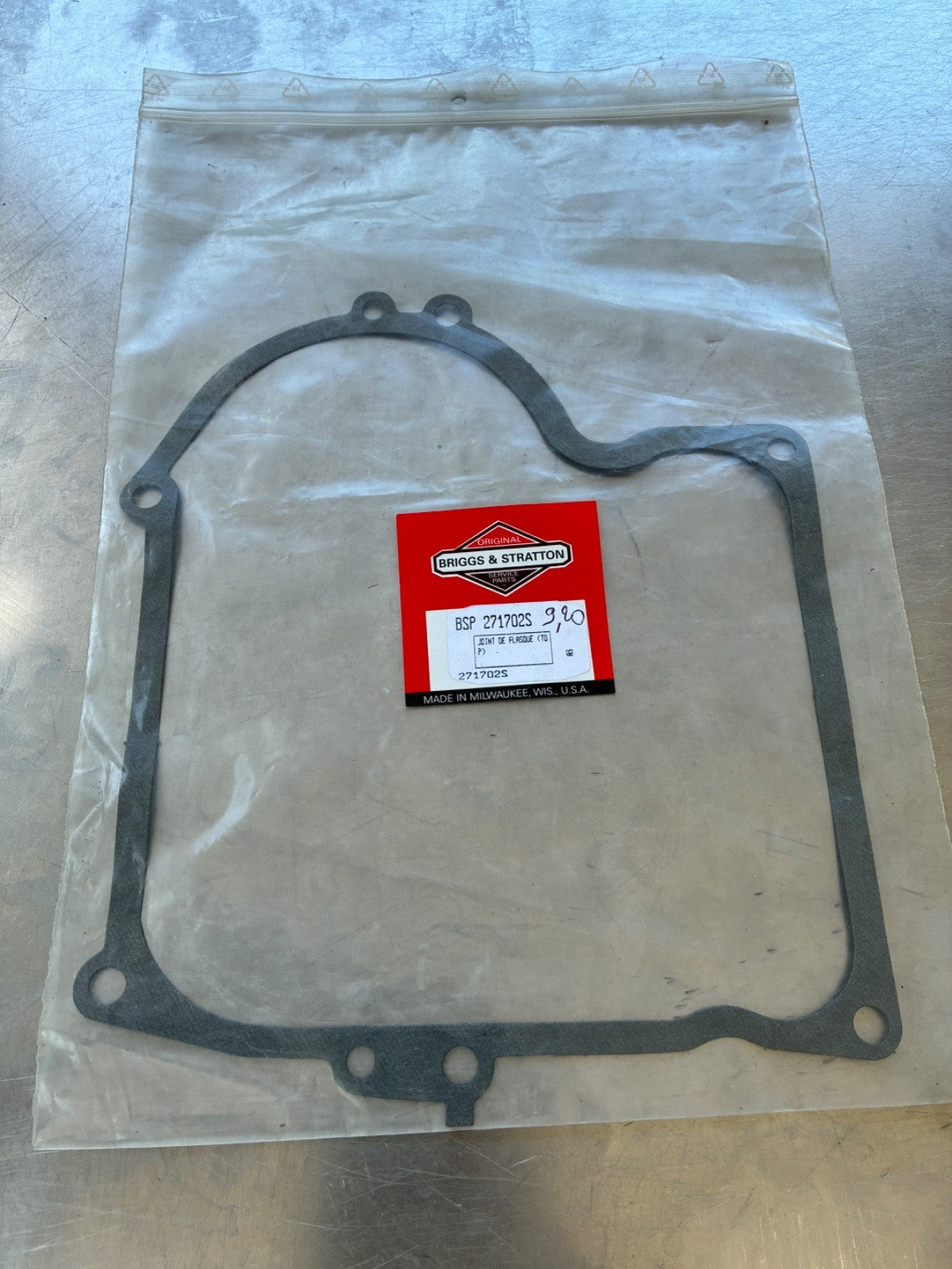 Joint de carter origine Briggs & Stratton 271702S pour moteurs 220707 à 259707