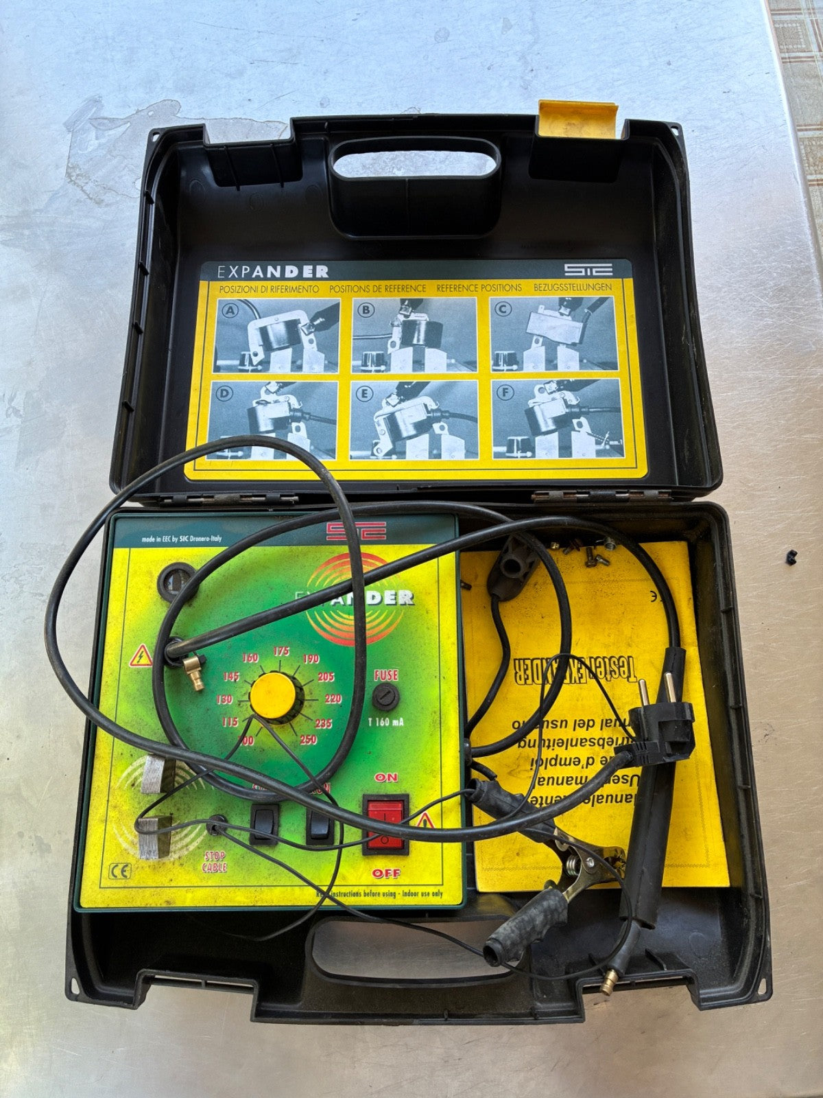 valise testeur de bobines d'allumage sic expander complet avec sa documentation