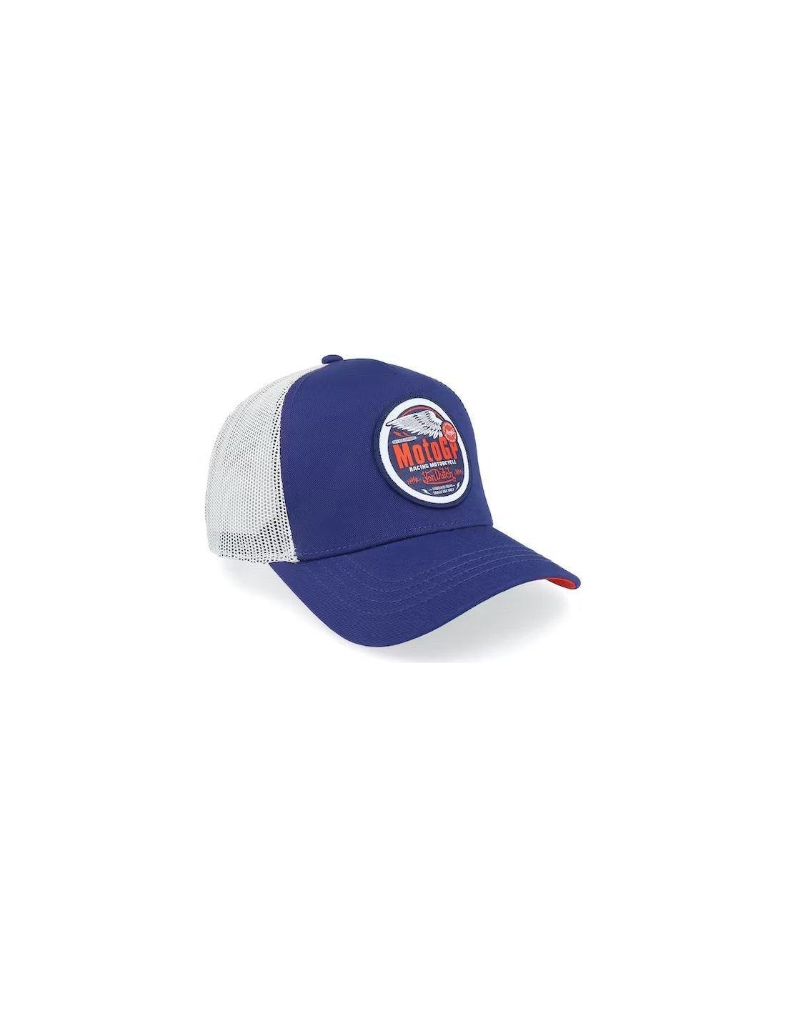 Casquette Von Dutch x Moto GP – Bleu/Beige – Neuf – Snapback réglable