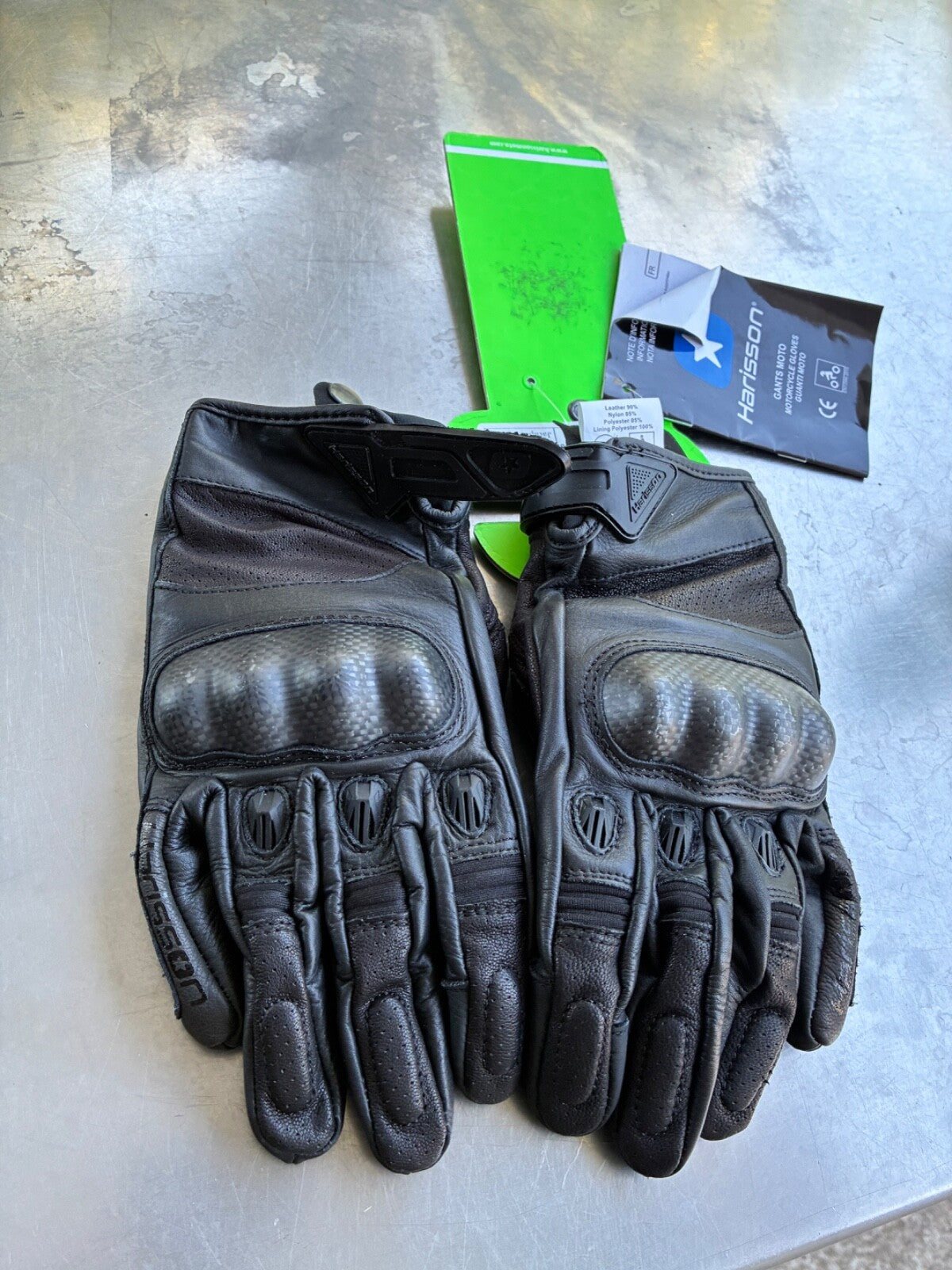 Gants moto Harisson Spy Pro – Jamais servis – Taille L