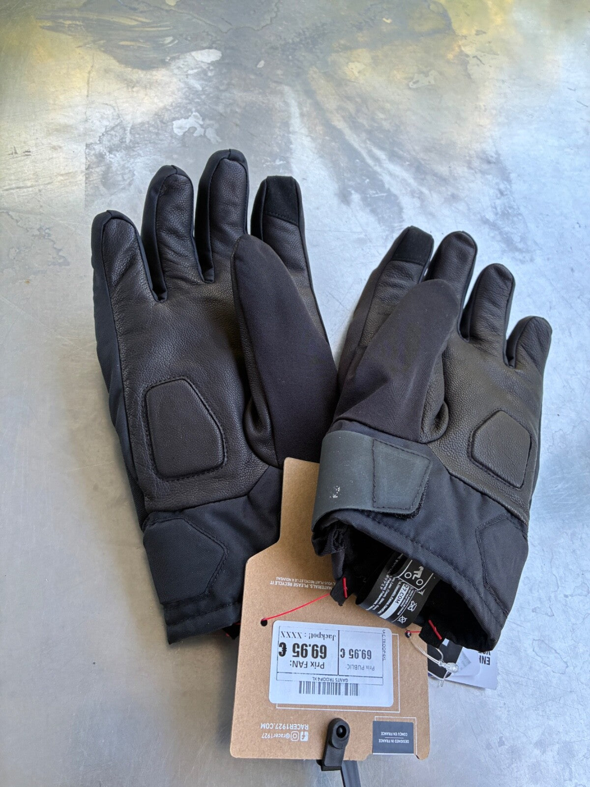 Gants moto hiver Racer Troop 4 – Taille XL – Jamais servis
