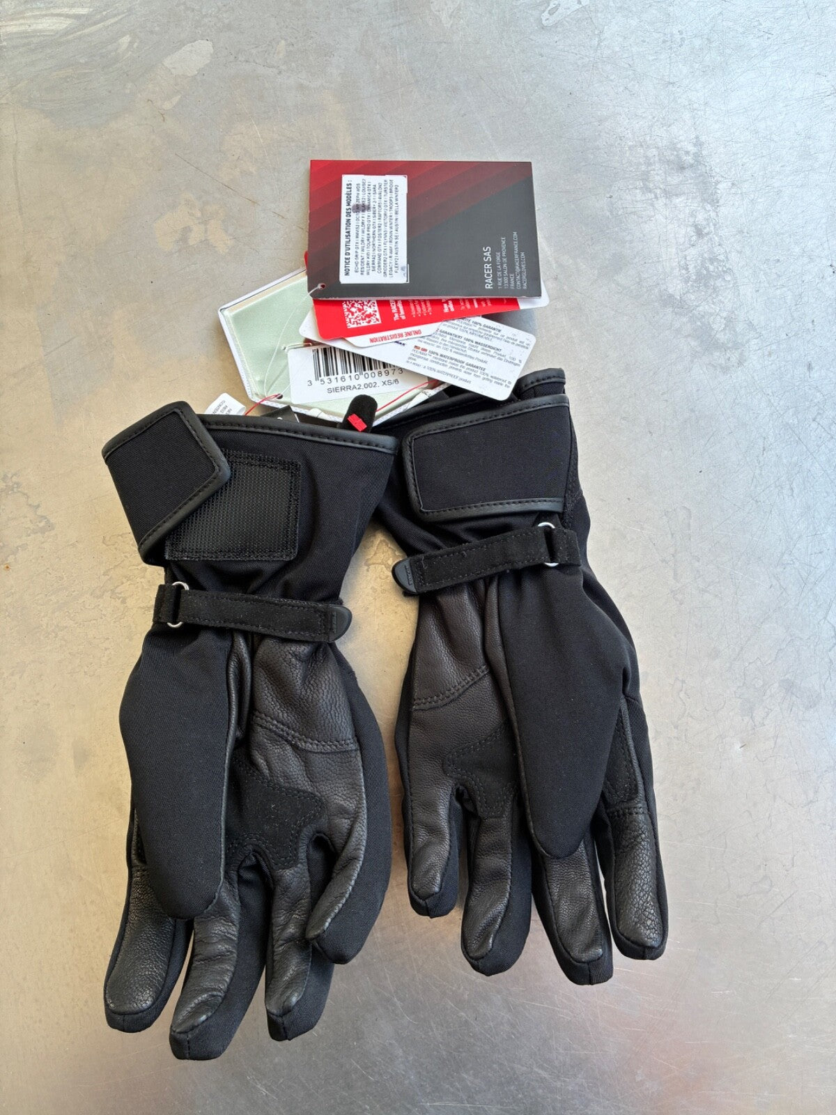 Gants moto hiver RACER SIERRA 2 femme – Noir – Jamais servi – Taille S
