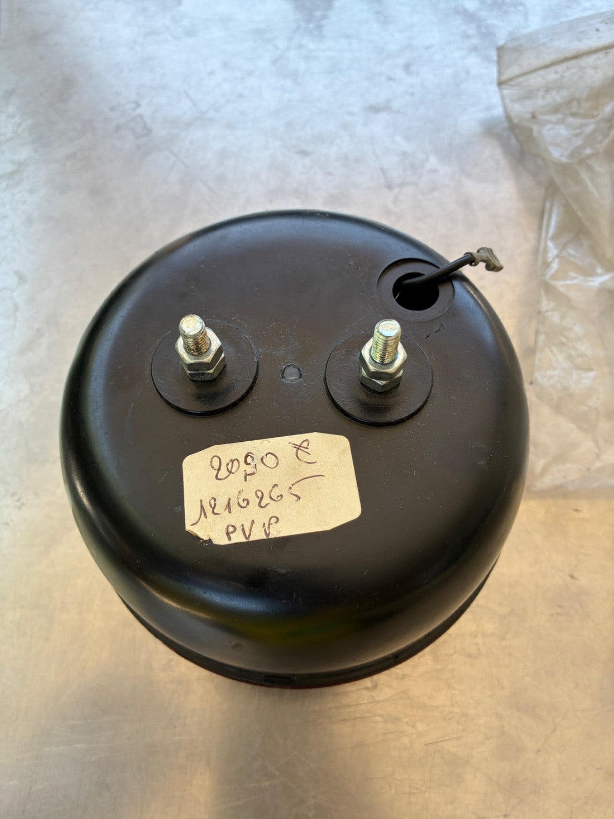Cabochon de feu arrière rond 140 mm – Adaptable