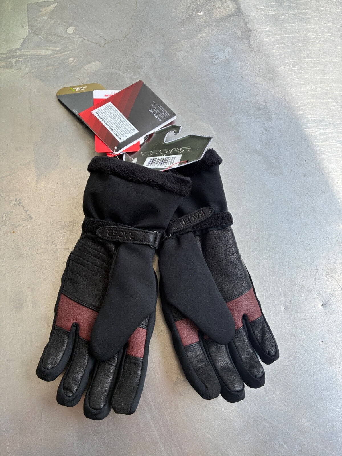 Gants moto hiver femme Racer Sara 2 noir – Taille L – Jamais servis