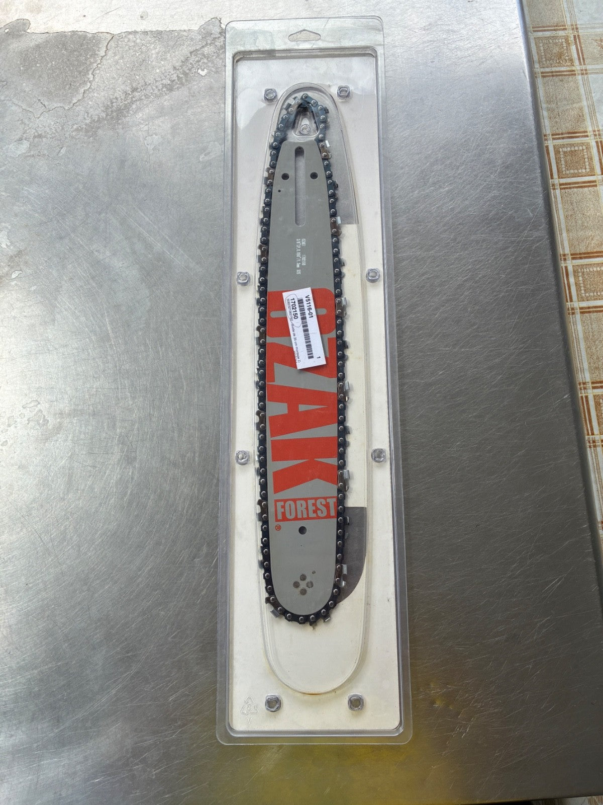 Guide + chaîne OZAKI 35 cm 3/8" LP 1.3 mm – 52 maillons montage ZA