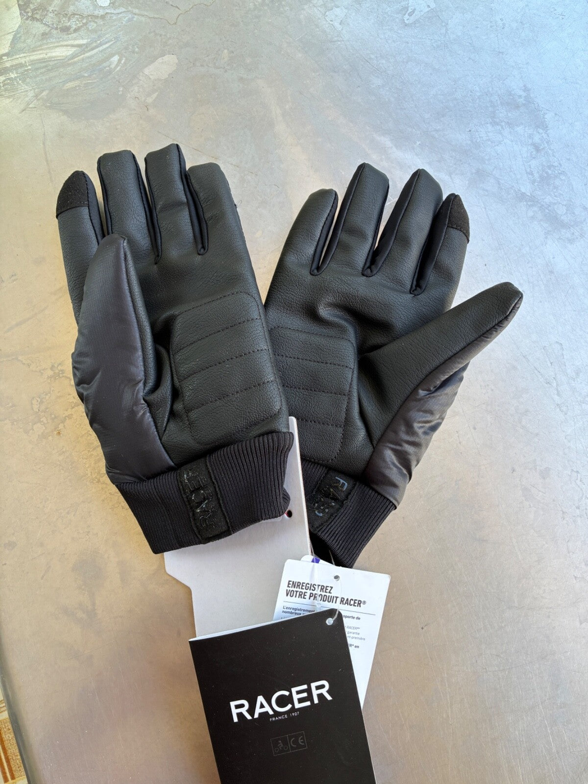 Gants moto mi-saison Racer Rob – Jamais servis – Taille XL
