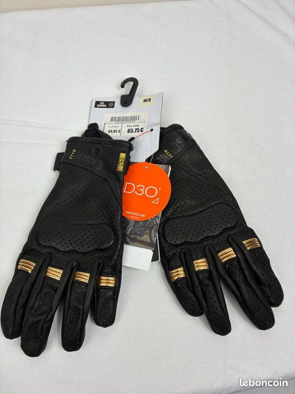 Gants moto été SHIRLEY GASOLINE M – Neufs authentiques – Taille M/8