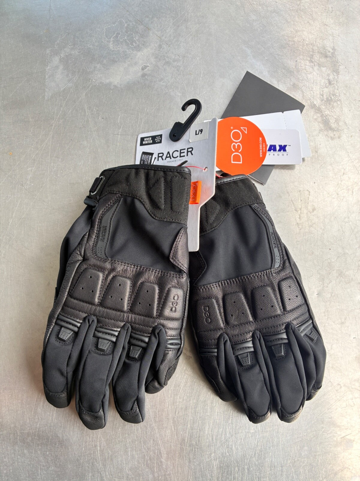 Gants moto hiver Racer Ronin Winter – Taille L – Jamais servi