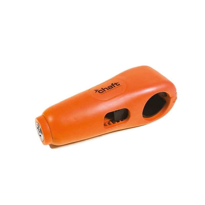 Bloque levier alarme Chaft – Antivol guidon – Orange – Neuf