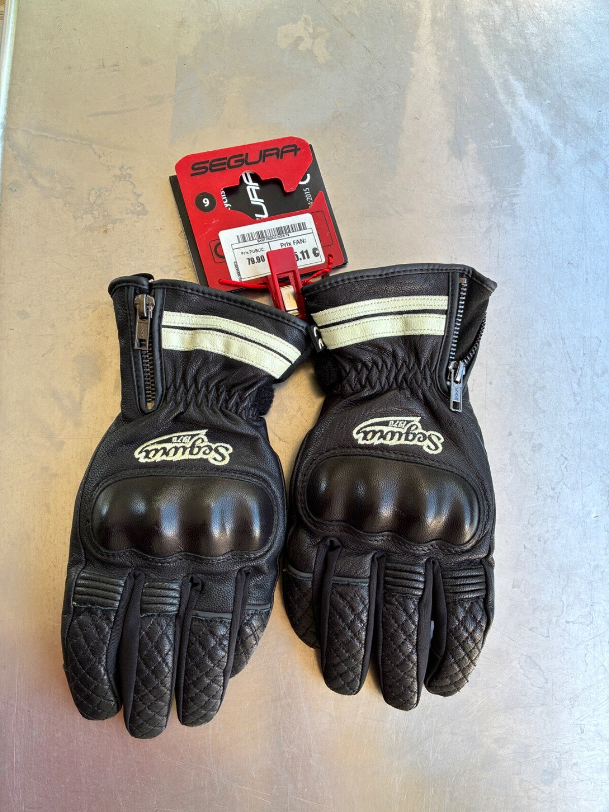 Gants moto homme Segura Pedro hiver – Jamais servis – Taille 9