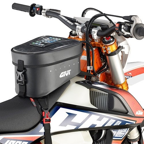 Sacoche réservoir moto Givi GRT716 – Étanche IP65 – 10L – Neuf – Gravel-T