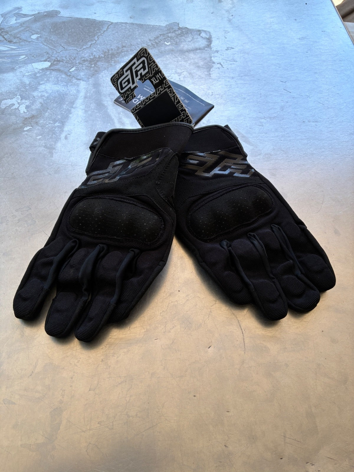 Gants moto GTR SMX Black – Taille XL – Homologués CE EN13594