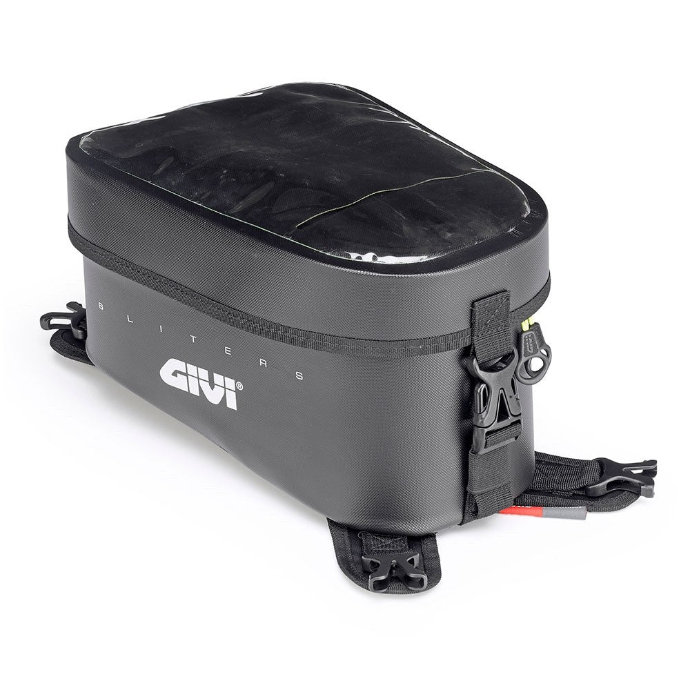 Sacoche réservoir moto Givi GRT716 – Étanche IP65 – 10L – Neuf – Gravel-T