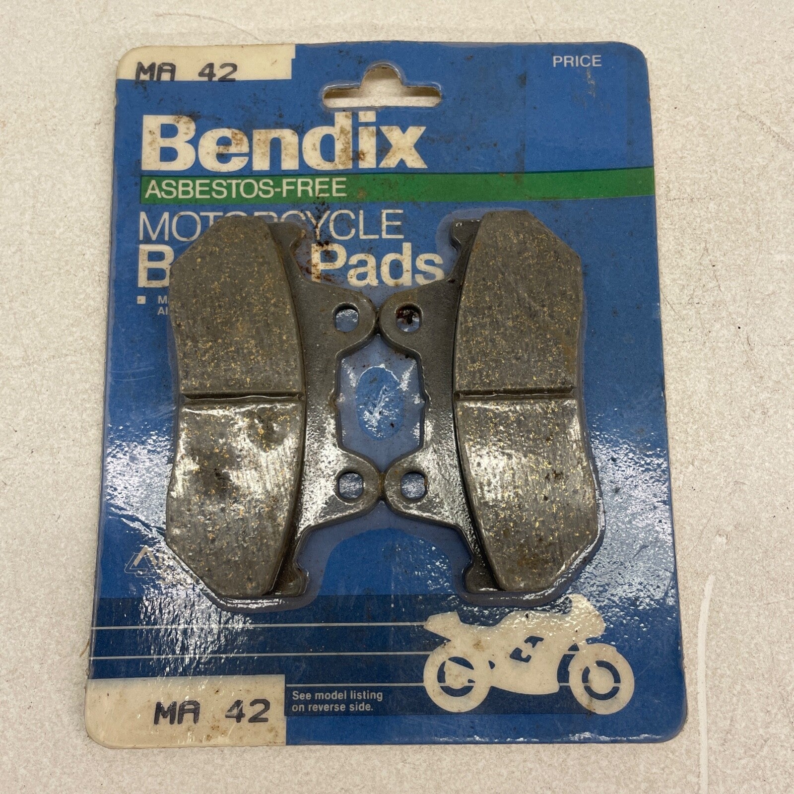 Plaquettes de frein Bendix MA42 organique – Honda VT 600 750 1000 Shadow