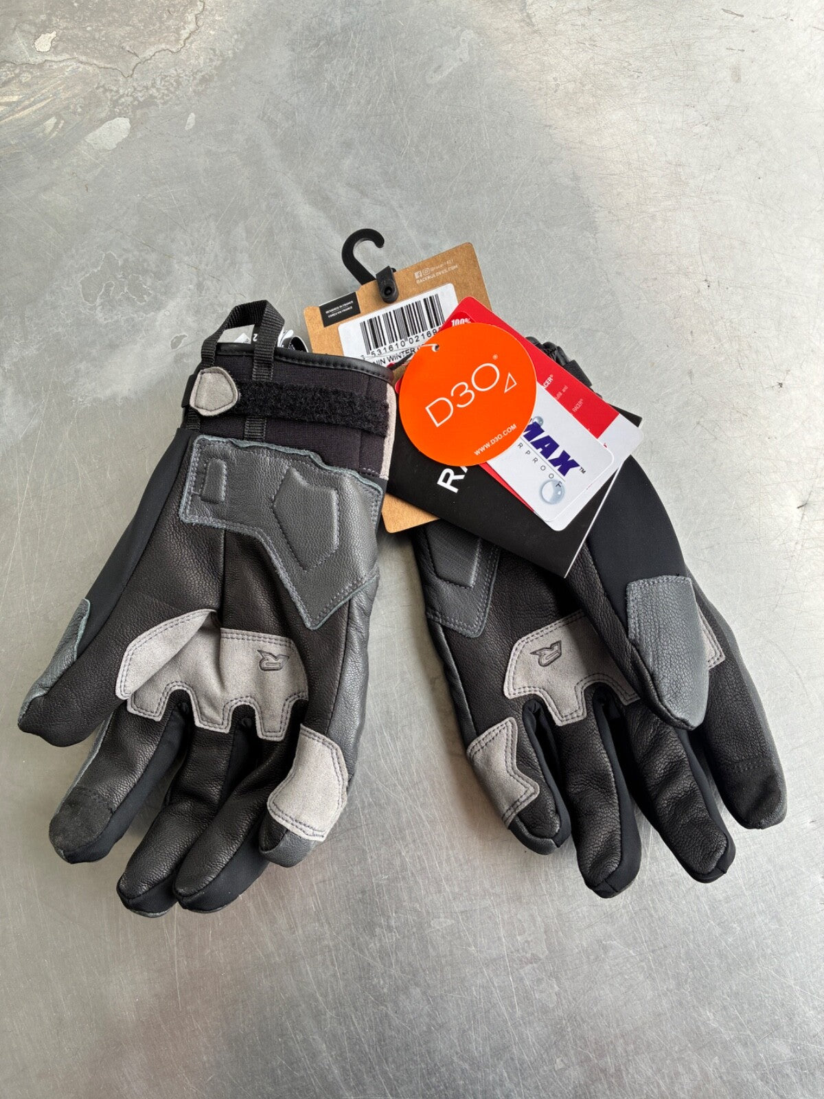 Gants moto hiver RACER RONIN WINTER 3XL – gris noir – jamais servi