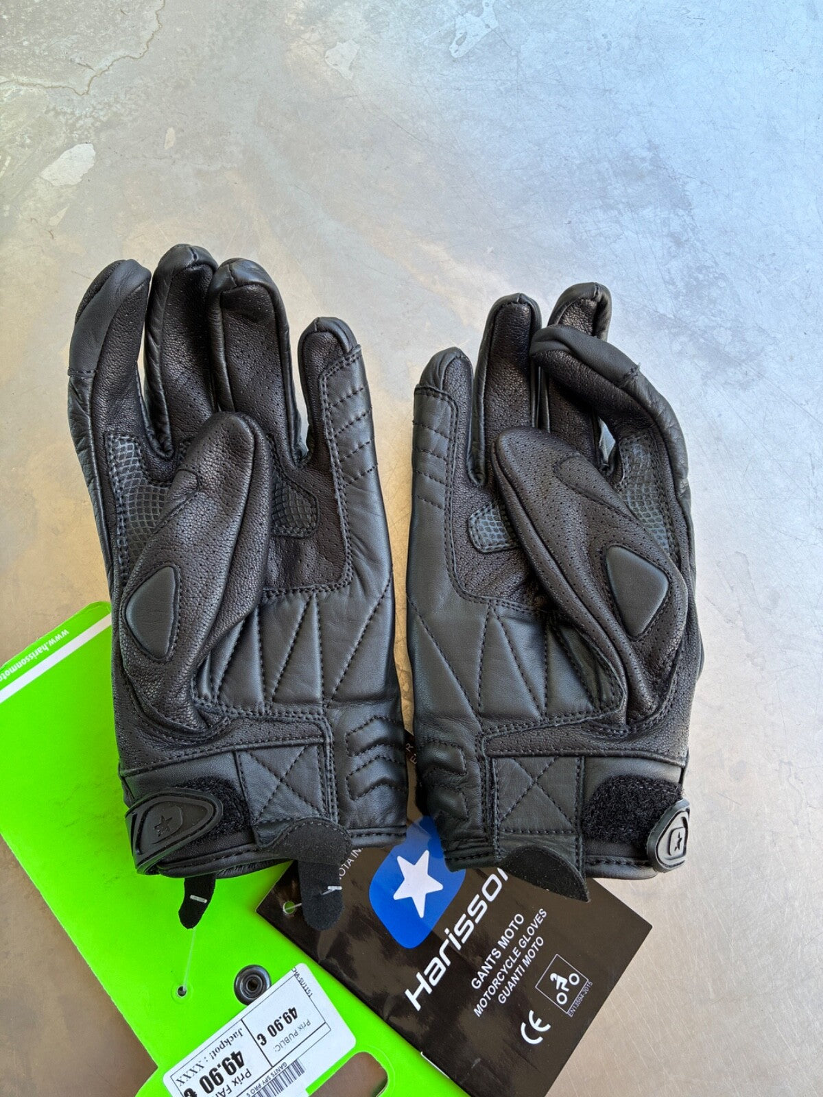 Gants moto Harisson Spy Pro – Jamais servis – Taille S