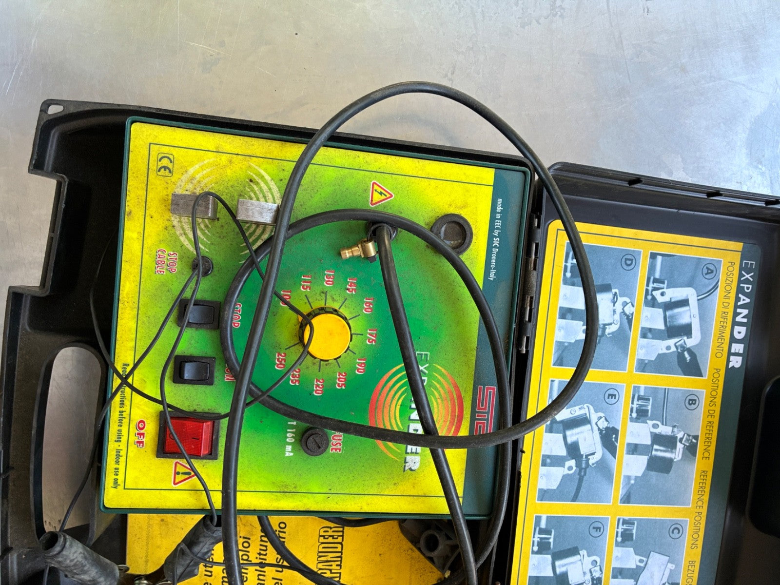 valise testeur de bobines d'allumage sic expander complet avec sa documentation