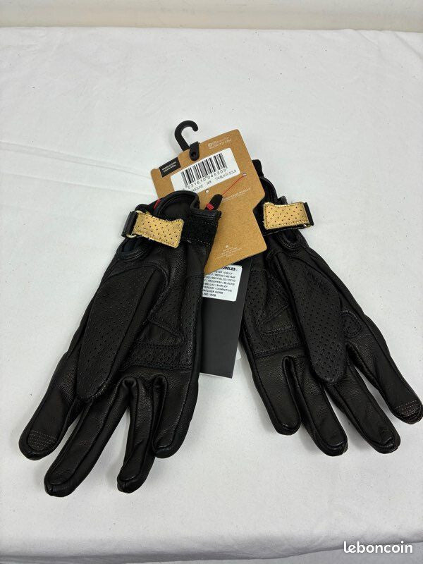 Gants moto été SHIRLEY GASOLINE M – Neufs authentiques – Taille M/8