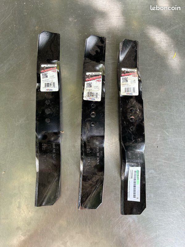 3 x Lame 389 mm adaptable Husqvarna / Jonsered 103 cm – Jamais servie