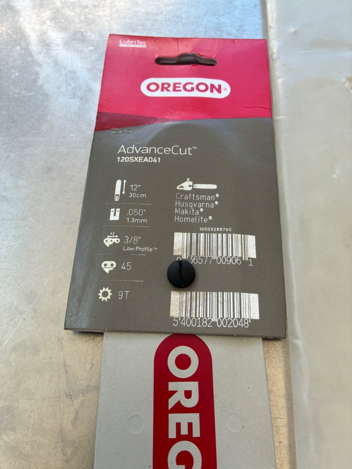 Guide chaîne OREGON 30 cm 3/8" LP 1.3 mm – 45 maillons – 120SXEA041