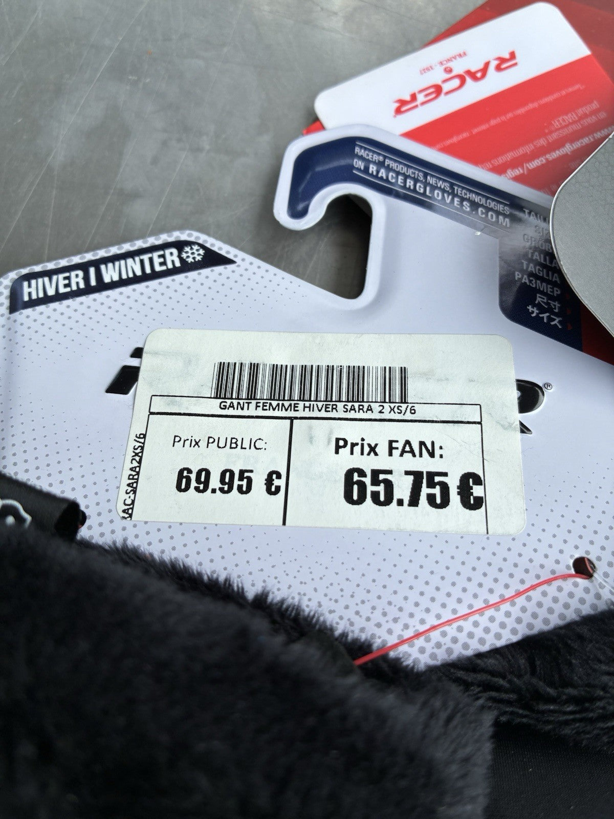 Gants moto hiver femme Racer SARA 2 – Taille XS – Neuf et étanches