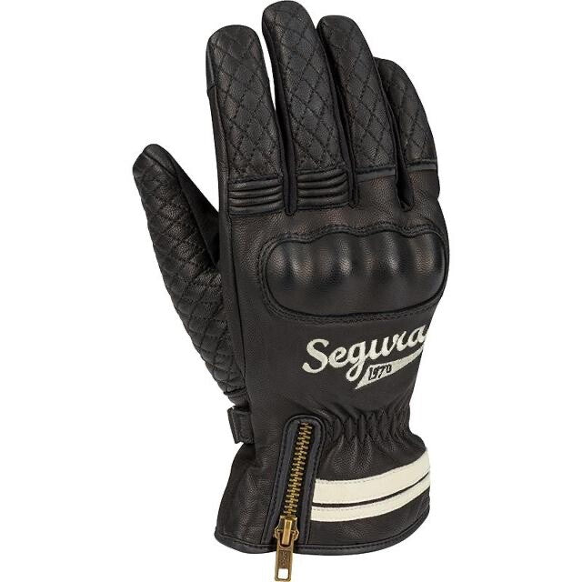Gants moto été Segura Pedro cuir noir – Taille 8 – Jamais servi