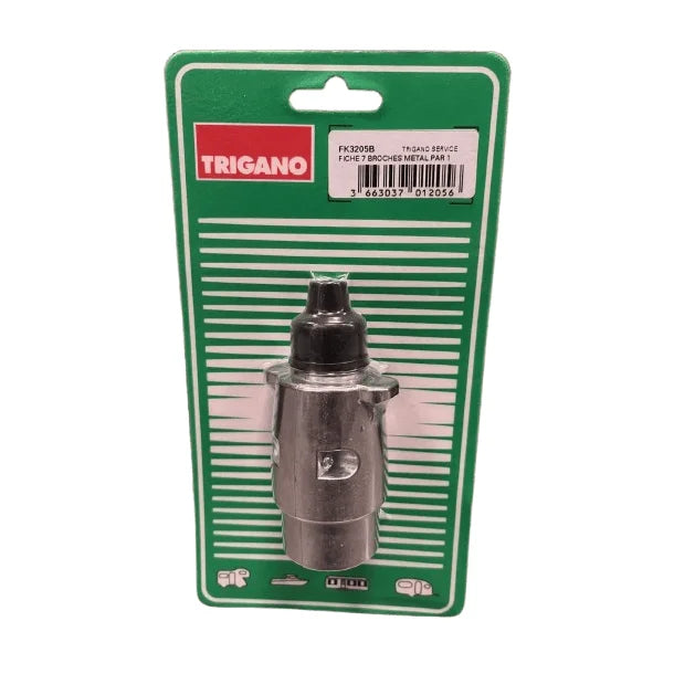 Prise 7 broches métal 12V pour remorque – Connectique à vis – Réf. FFK3205B – Neuf