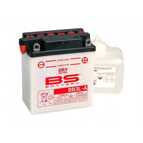 Batterie Moto BS Battery YB30L-B BB30L-B 12V Technologie Japonaise