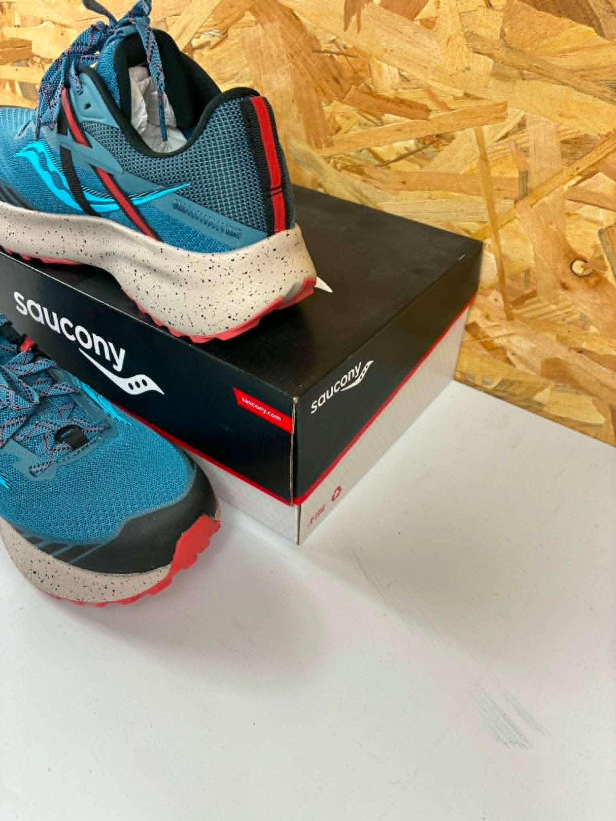 Chaussures Trail Saucony Ride 15 TR Femme 38 Mist Ember