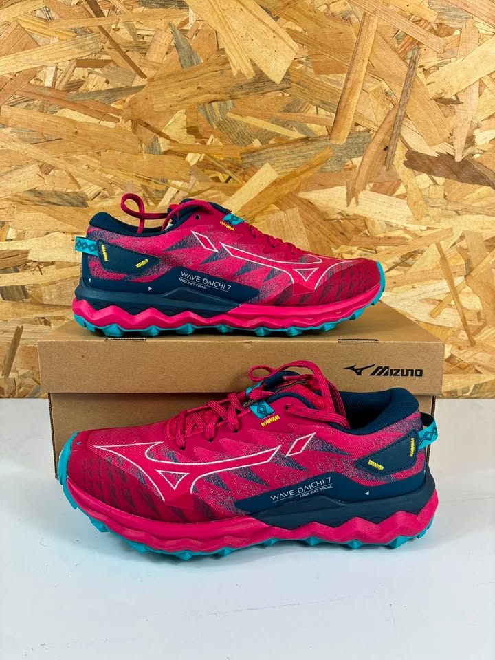 Chaussures running Mizuno Wave Daichi 7 Femme 37 Jazzy/Bluebird