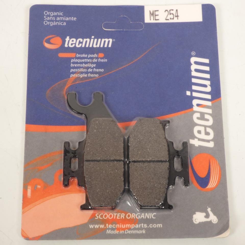 Plaquettes de frein arrière Tecnium ME 254 organiques scooter Réf ME254