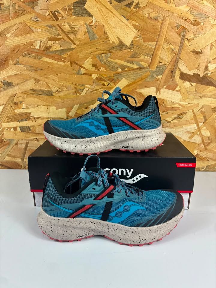 Chaussures Saucony Ride 15 TR Femme 37,5 Mist/Ember