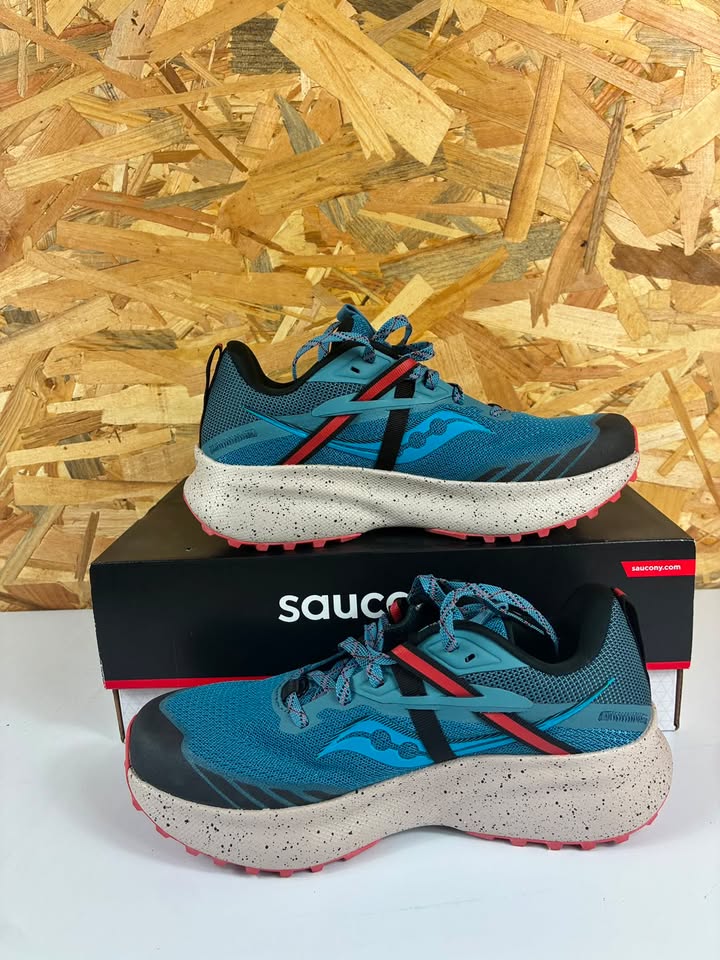 Chaussures Saucony Ride 15 TR Femme 37,5 Mist/Ember