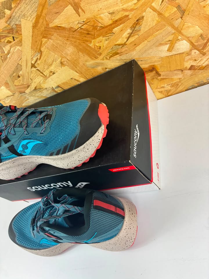 Chaussures Saucony Ride 15 TR Femme 37,5 Mist/Ember