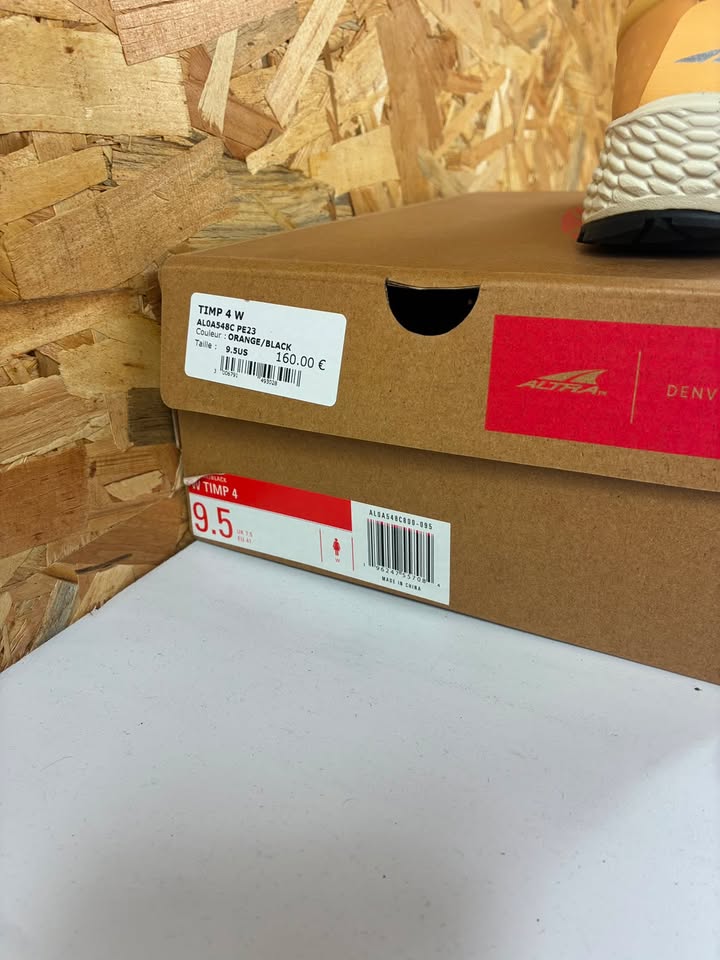 Chaussures trail Altra Timp 4 Femme 41 Orange/Black