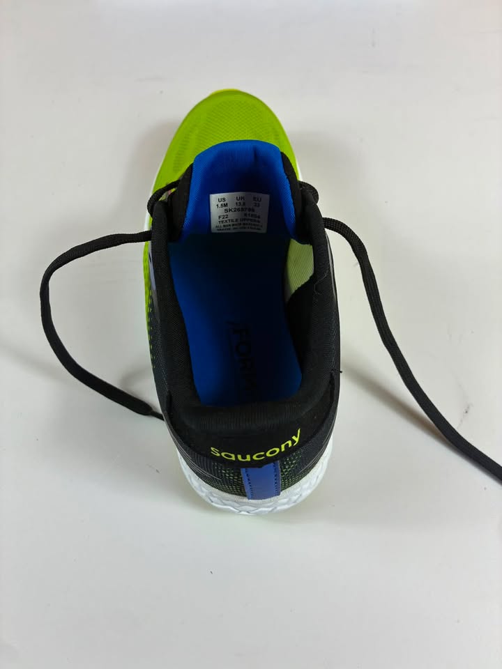 Chaussures running Saucony Ride 14 Junior Garçon 33 Acid Lime