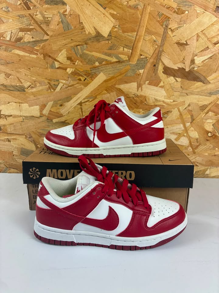 Nike Dunk Low Next Nature Femme 36 White/Gym Red