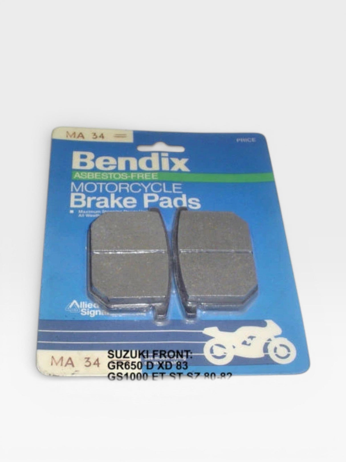Plaquettes de frein arrière moto Bendix MR19 métal fritté haute performance