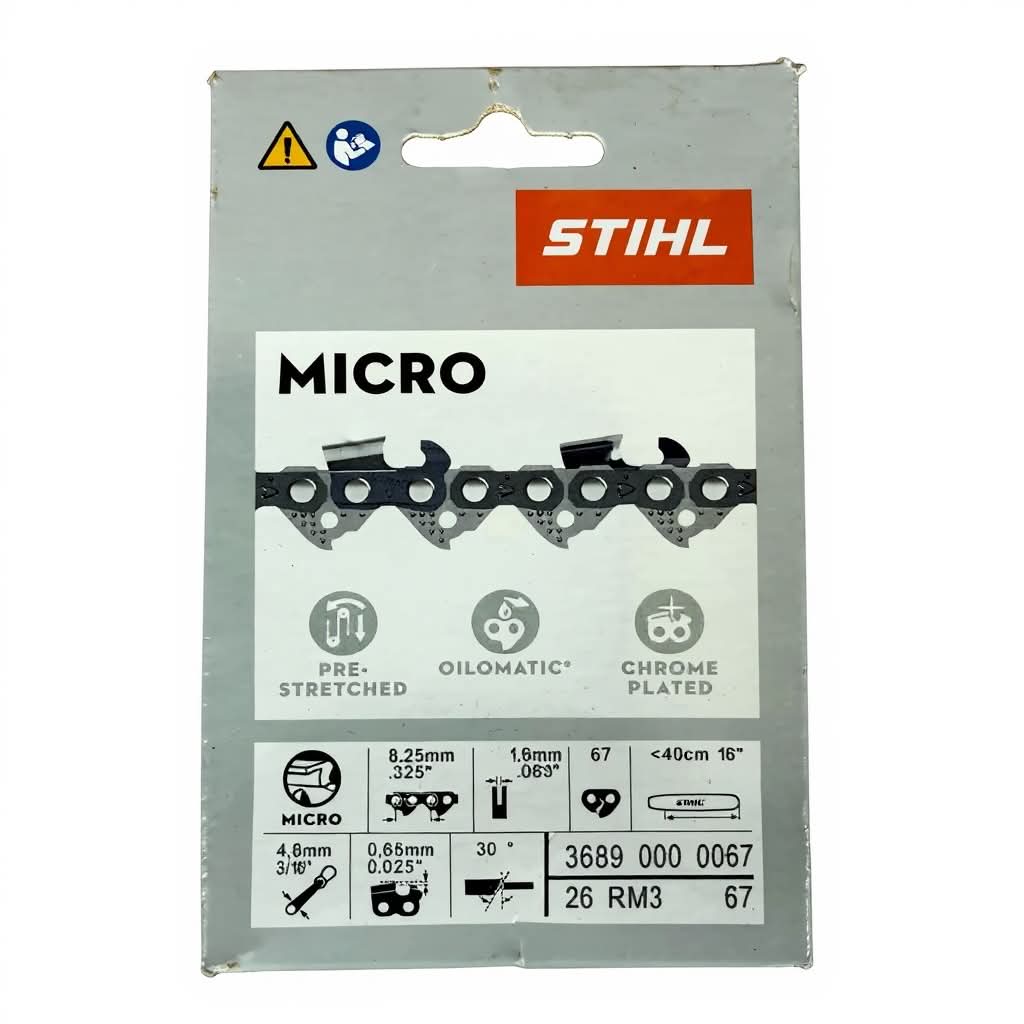 Chaîne STIHL Rapid Micro 3 .325" 1,6 mm 67 maillons 36890000067