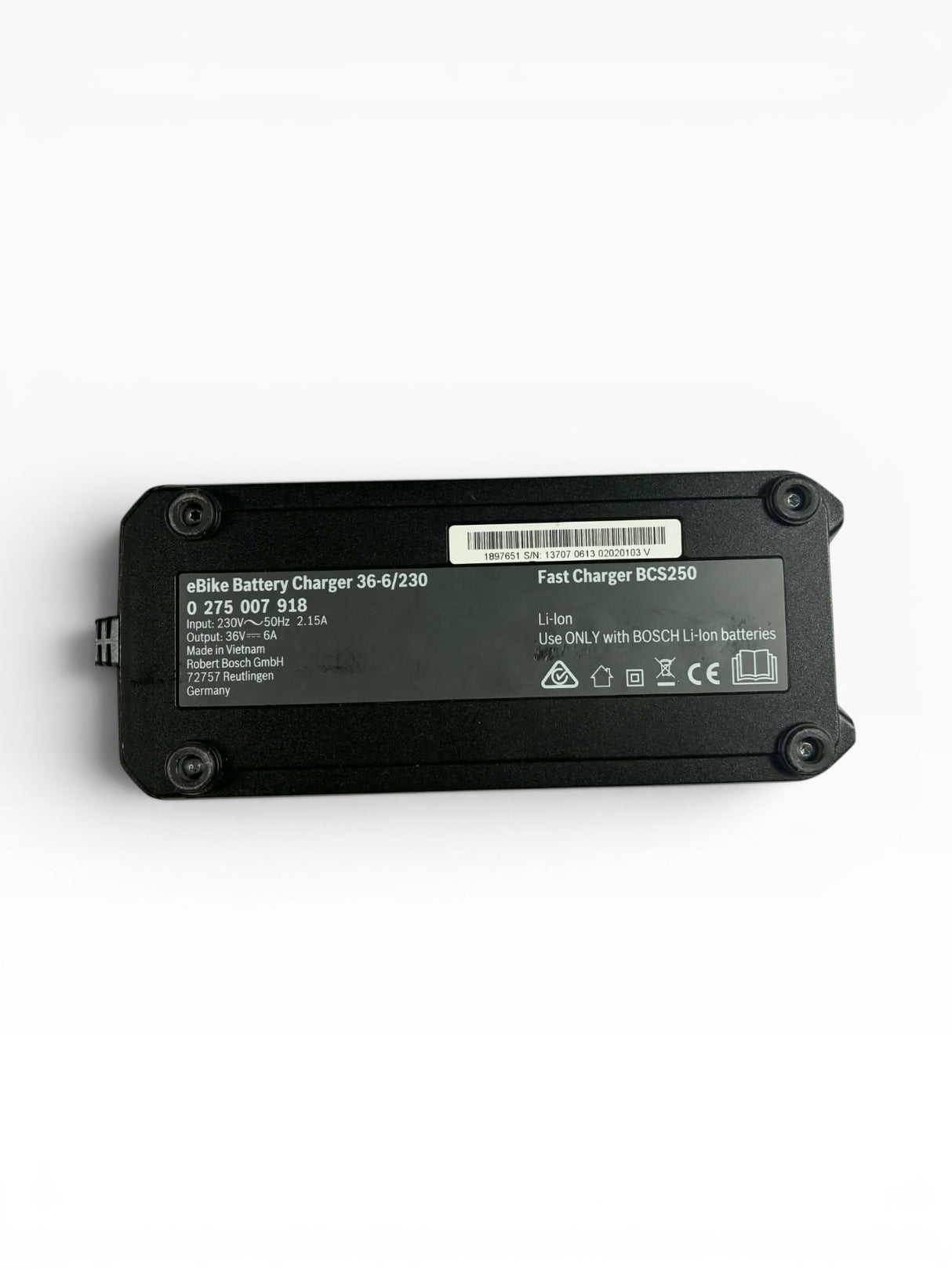 Chargeur Rapide Bosch eBike Fast Charger 6A Active & Performance Line - Comme Neuf - Réf. 0275007918
