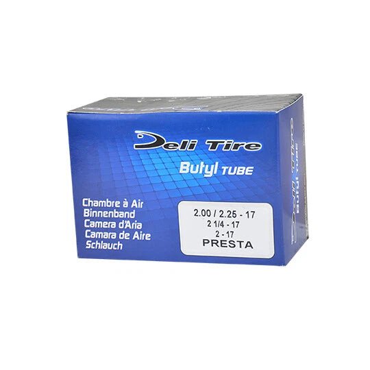 Chambre à air cyclo 17 pouces 2.00-2.25x17 DELI TIRE U247P VP