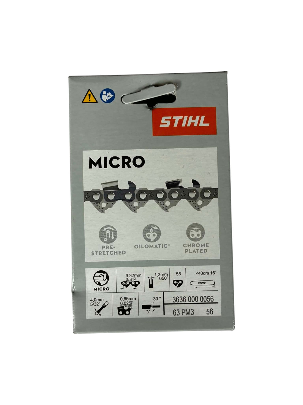 Chaîne STIHL Picco Micro 3 PM3 3/8" P 1,3 mm 56 maillons 36360000056