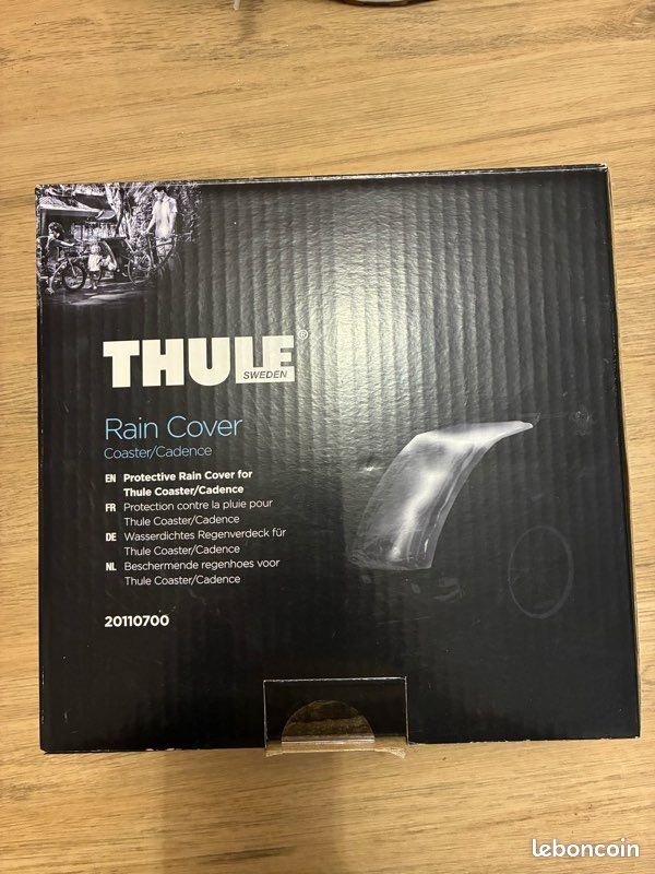 Protection pluie remorque vélo  THULE Coaster réf TH20110700 – NEUF