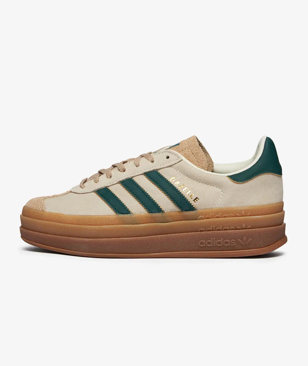 Chaussures Adidas Gazelle Bold W Magic Beige/Collegiate Green – Taille 36 EU (neuves)