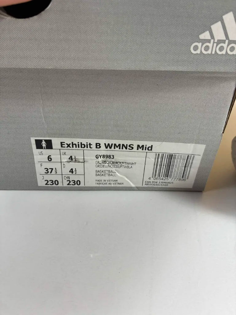 Chaussures Basketball Adidas Exhibit B WMNS Mid Femme – 37 1/3 – GY8983