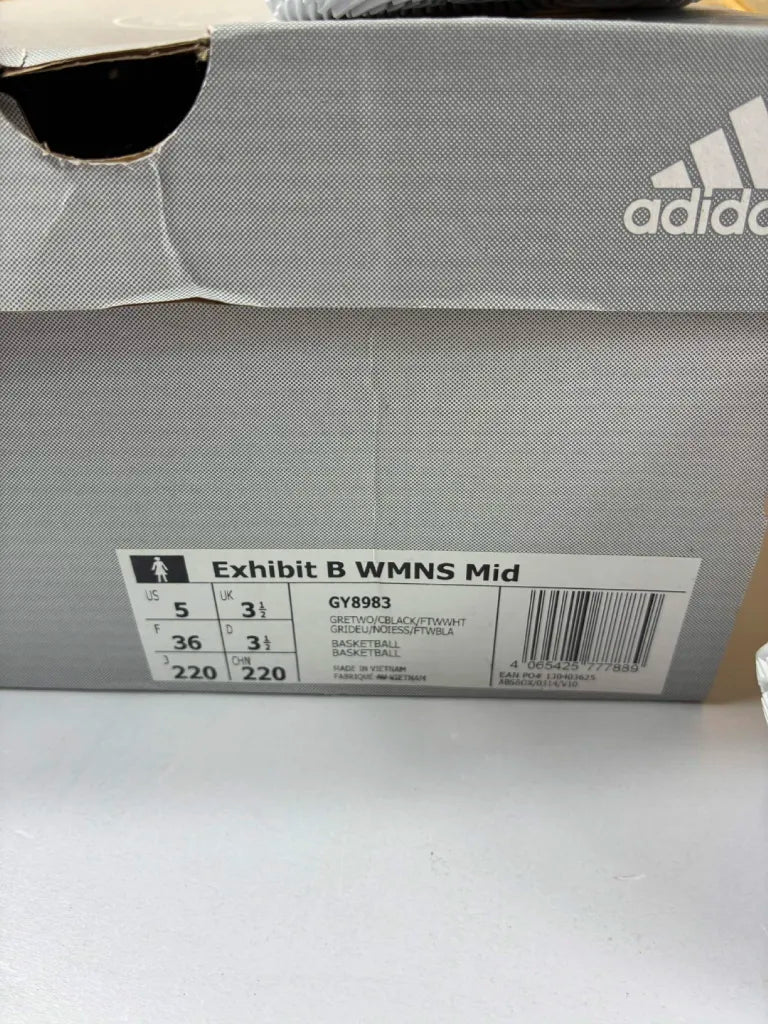 Adidas Exhibit B WMNS Mid Femme 36 – Chaussures de Basketball GY8983
