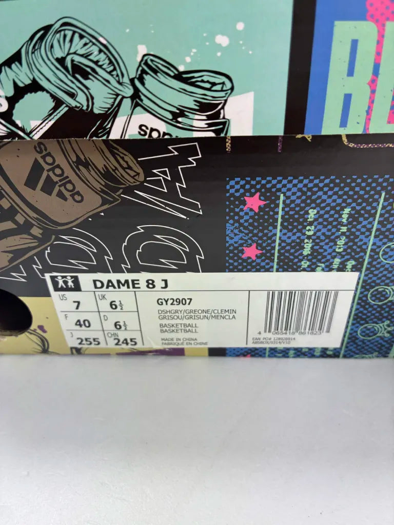 Adidas Dame 8 J Enfant 40 – Chaussures de Basketball GY2907