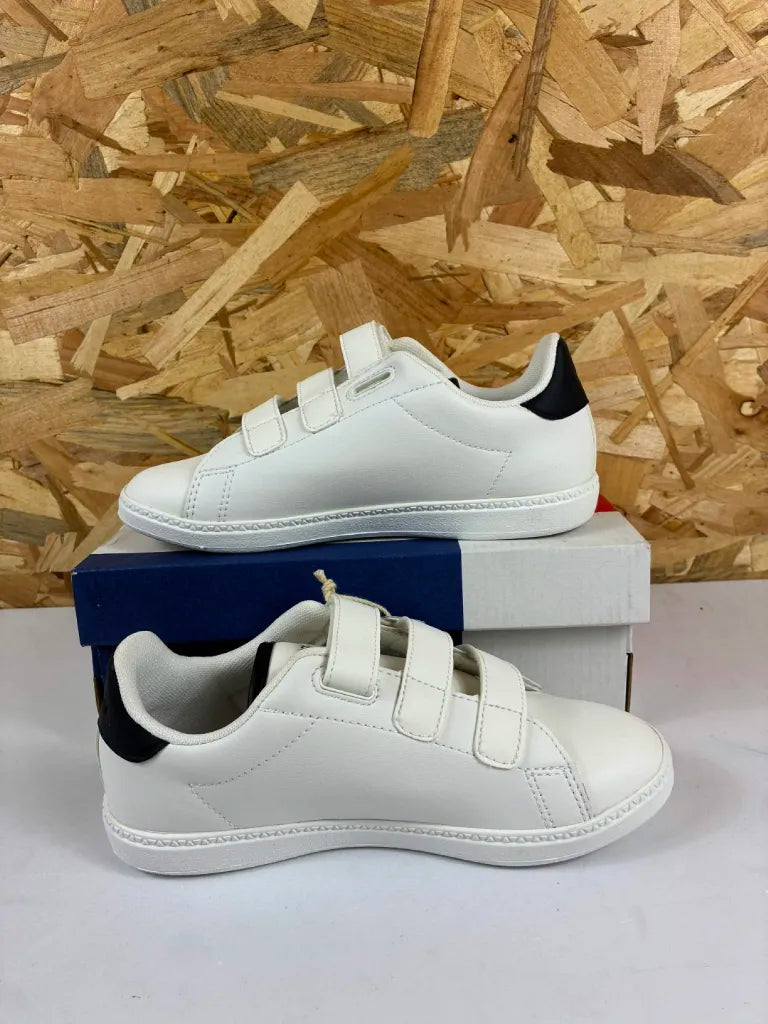 Le Coq Sportif Courtset 2 PS Enfant 34 – Optical White Dress Blue
