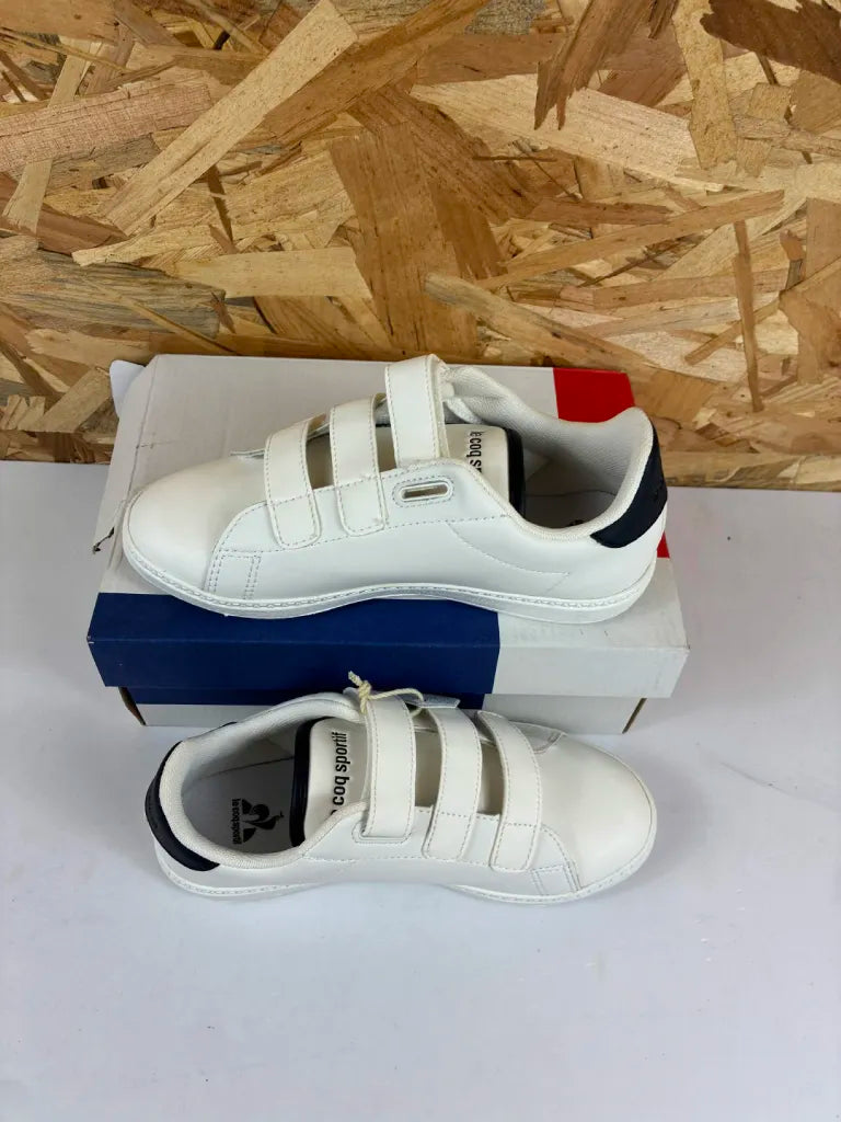 Le Coq Sportif Courtset 2 PS Enfant 34 – Optical White Dress Blue