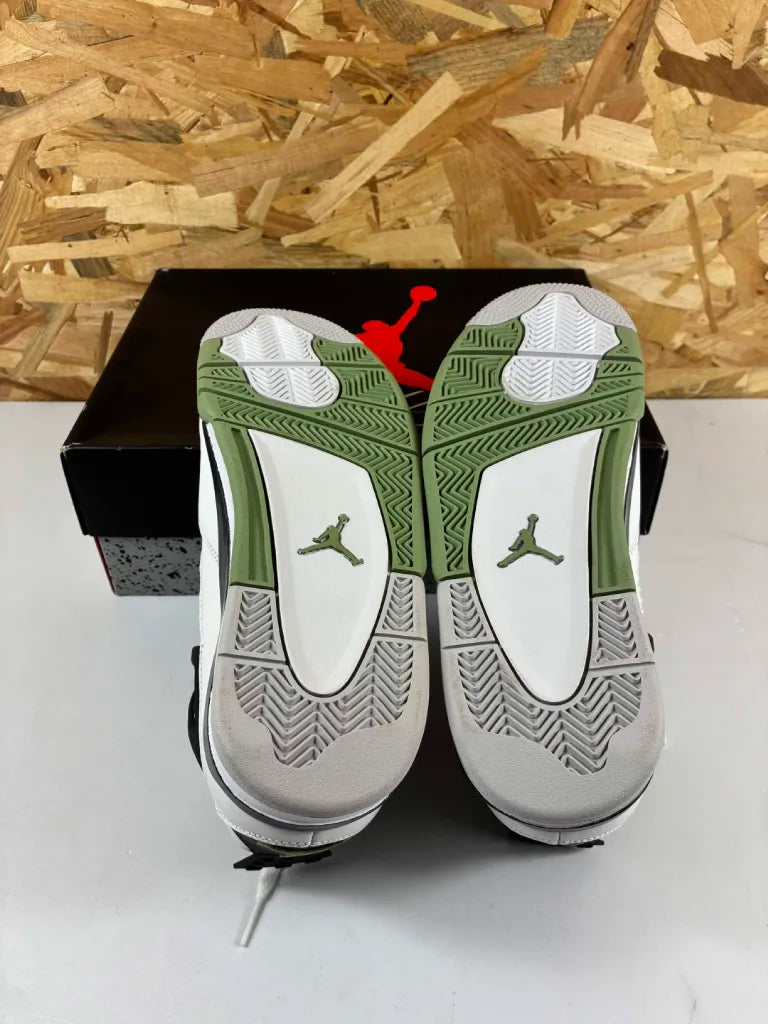 Air Jordan 4 Retro Femme 42 – White Oil Green AQ9129-103